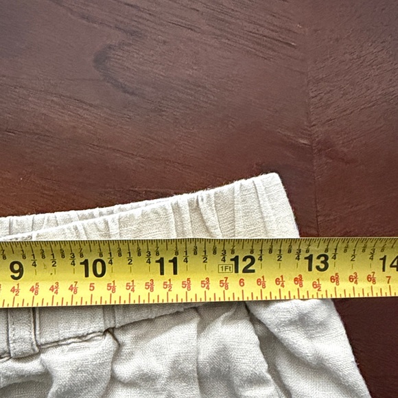 Quince Linen Pants driftwood elastic waist XS - Picture 6 of 7